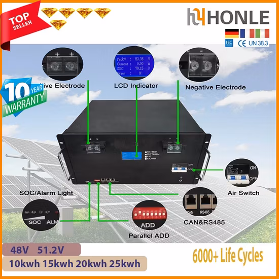 Pytes Lithium 48V Battery Pack 10kw 15kw 20kw 50kw 100kw Li-ion Batteries