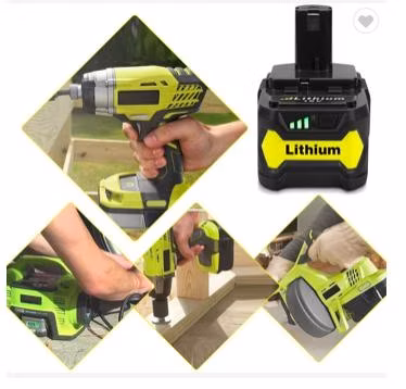 18V 6.5ah P108 Rechargeable Power Tool Battery Replacement for Ryobi Li Ion Battery Portable Car Battery Charger
