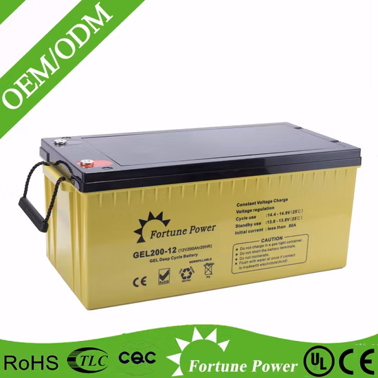 12V200ah Gel Solar Battery Made in China